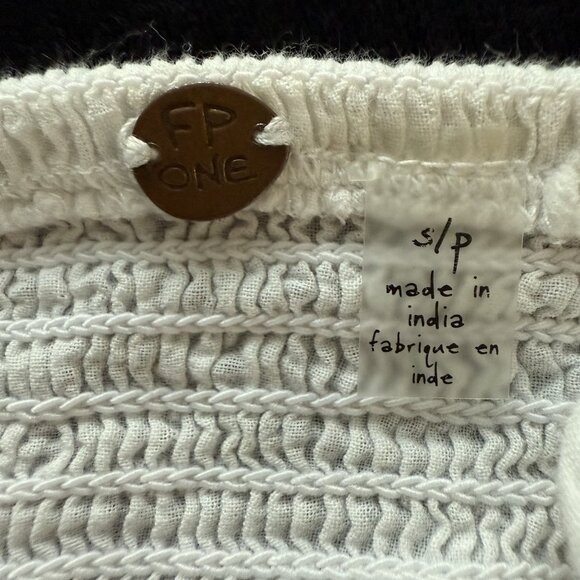 Free People Vivette Lace Bra Top Womens Small White Boho Coastal Beachy Layer - Picture 9 of 12